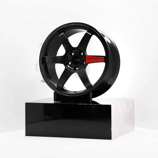 DeskRims™ | TE37 Black Edition Red